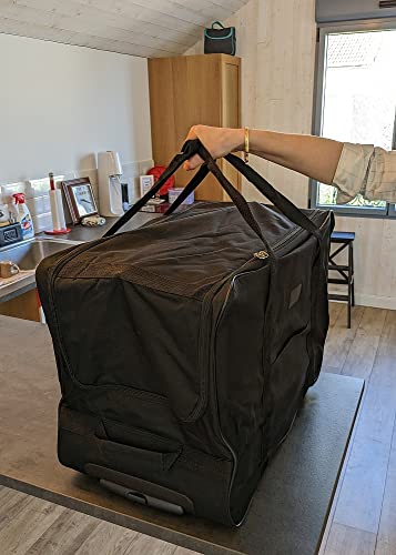 Valise trolley mobile avec portant télescopique intégré pour optimiser vos présentations de mode - 5