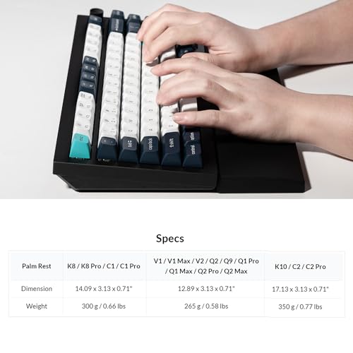 Image of Keychron Silicone Palm Rest for K10 / C2 / C2 Pro