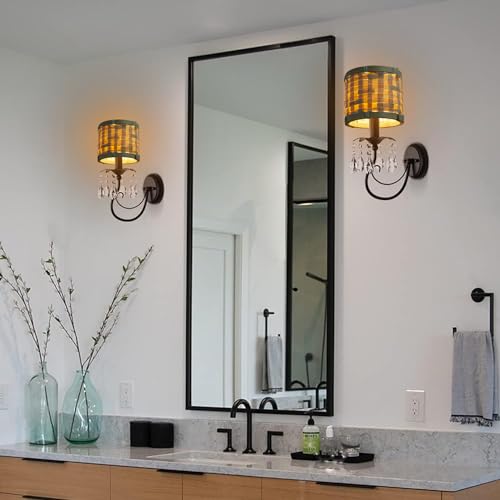 Abajur com clipe de bambu, pequeno, pacote com 2 unidades de lâmpadas redondas para abajur