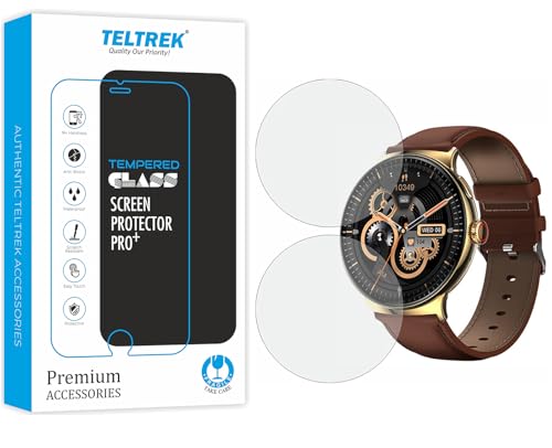 Image of Screen Protector Compatible With Itel Unicorn Smartwatch, Full Hydrogel TPU Screen Guard not a Tempered Glass (Pack of 2)