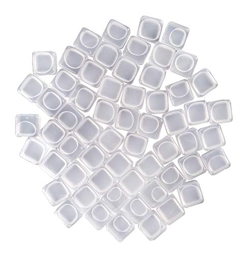 Comparison: Best Reusable Ice Cube 9 60 Pcs Reuable Ice Cubes White Clear Plastic Ice Cube to Keep Our drinks such as Lemon Wine Water Cool Longer Pretty for Party Wedding Filled With Pure Water