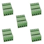 Willwewon – 5 Sets 5-Pin 15EDGRK 3.81mm PCB Schraubklemmenblock