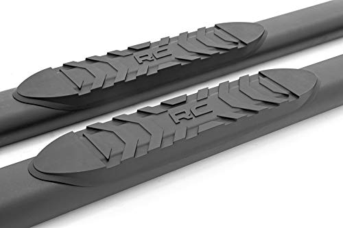 Rough Country Oval Nerf Steps for Chevy Silverado & GMC Sierra 1500/2500HD/3500HD (2007-2018) Crew Cab - OEM Style Rails with Built-in Side Steps - image 8