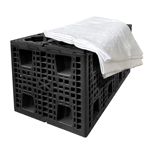 Soakaway Crate Kit 237L - 50 Ton Heavy Duty Storm Crate Modular Plastic Drainage System with Non Woven Geotextile Membrane for Stormwater Infiltration Retention Attenuation & Ground Stabilisation