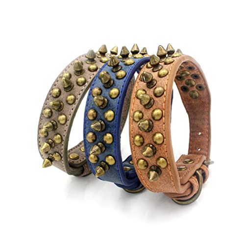 Collier pour chien rivets réglable collier pour animaux de compagnie - 6