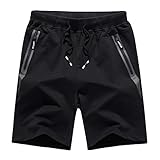 Pantalones cortos de algodón transpirables y cómodos para uso casual y tipo de deportes, como trotar, baloncesto, gimnasio, correr, bicicleta, yoga, boxeo, ciclismo, senderismo, escalada, entrenamiento, etc.
