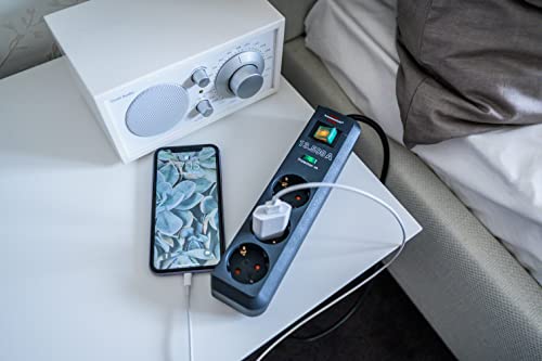 Brennenstuhl Eco-Line Steckdosenleiste 3-Fach mit Überspannungsschutz (Mehrfachsteckdose mit erhöhtem Berührungsschutz, Schalter und 1,5m Kabel) anthrazit – Bild 7