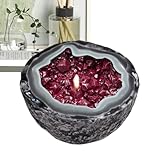 Vela De Energía Cristalina, Velas Cristalinas, Mujeres, Ornamentación De -geode-escritorio, Velas Energéticas, Decoración Del Hogar, Accesorios Calmantes Velas Para La Meditación, Fe
