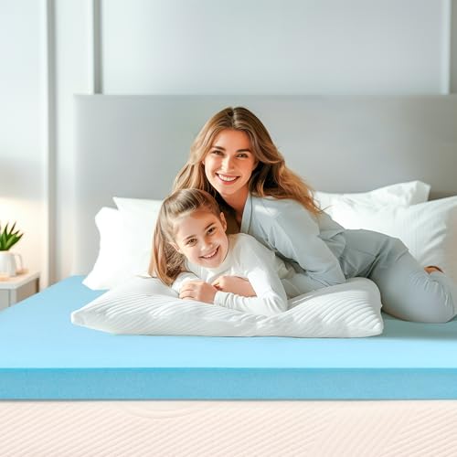 Subrtex 4 Inch Queen Mattress Topper For Pressure Relief thumb #3