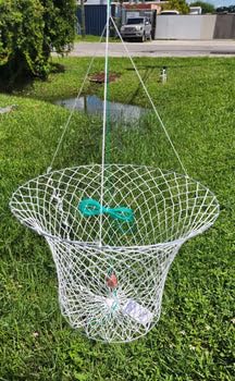 Crab NET, Two Ring Crab NET KIT with Float, Hand LINE, Ready to USE. Have Fun to Catch Crab and Enjoy ON The Table. : Sports & Outdoors