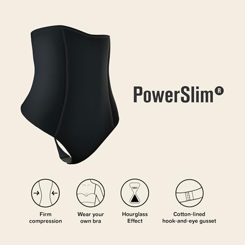 Leonisa Extra High Waisted Tummy Control Underwear - Thong, Sheer Bottom, Shaper Shorts, Butt Lifting Shapewear for Women4