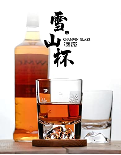 Set 6 Vasos Mt. Fuji de Vidrio para Whisky miniatura 2