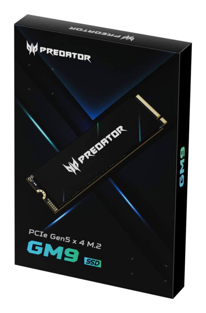 内蔵型SSD Predator GM9 Gen5 M.2 SSD 4TB NVMe2.0 Amazon | Acer Predator Gen5 M.2 SSD 4TB GM9 NVMe2.0 2280 PCIe Gen5