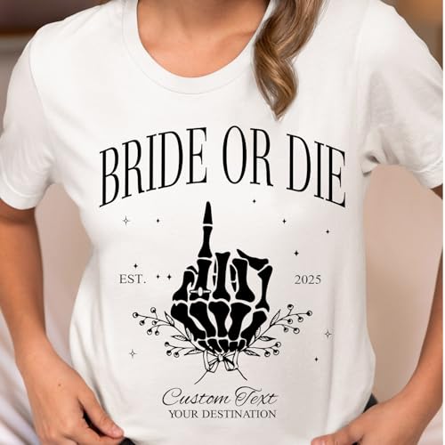 Bride or Die Till Death Do Us Party Halloween Bachelorette Party Shirts, Team Bride Squad Tribe Spooky Shirts2