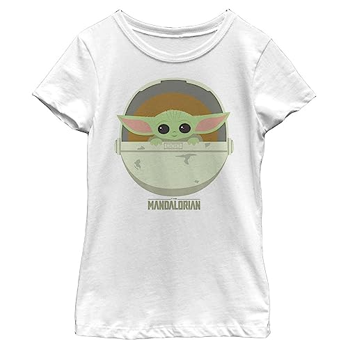 Image of Star Wars Girls Star Wars: Mandalorian The Child Cute Bassinet Girls Short Sleeve Tee Shirt