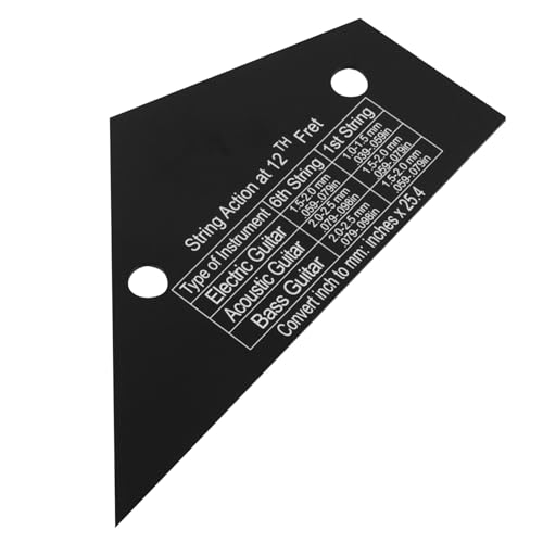 Vaguelly 弦 ギター 弦 ゲージ 弦楽器製作者 道具 ギター キット ギター 消耗品 エレキ ギター アクション ゲージ アコースティック ギター 定規 フレット ロッカー ギター 付属品