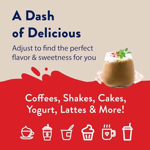 Image of Jordan's Skinny Mixes Sugar Free Coffee Syrup, White Chocolate Peppermint Coffee Flavoring Syrup, Zero Calorie Drink Mix for Lattes, Baking, Protein Shake, Dairy & Gluten Free, Kosher, 25.4 Fl Oz