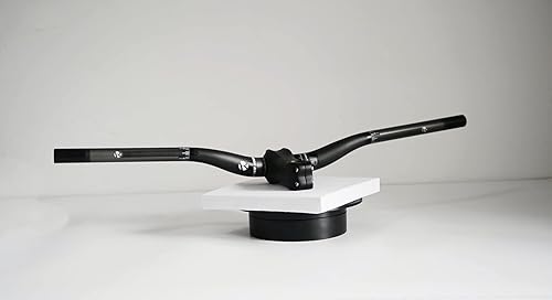 Miniatura 4 de Manillares MTB, Manillares de 27.559 in, Manillar de bicicleta de montaña, Manillares MTB Riser 31.8, 3K Matt Carbon Mountain Bike Bars, Ligero