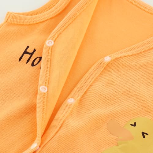 Image of POBIDOBY Baby Vest for Girls & Boys, Purcotton Toddler Reversible Vest for Spring & Autumn