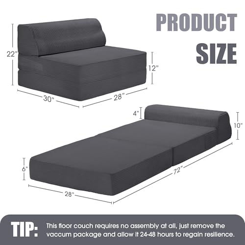 Kasunpul Folding Memory Foam Sofa