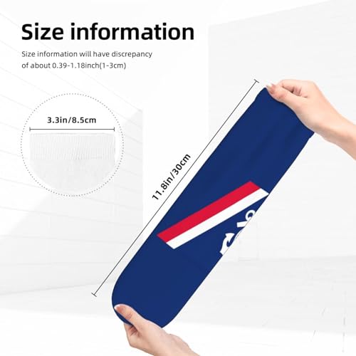 United States Coast Guard Running Socks Ventilating Comfort Cool Crew Socks for Unisex, Painting3