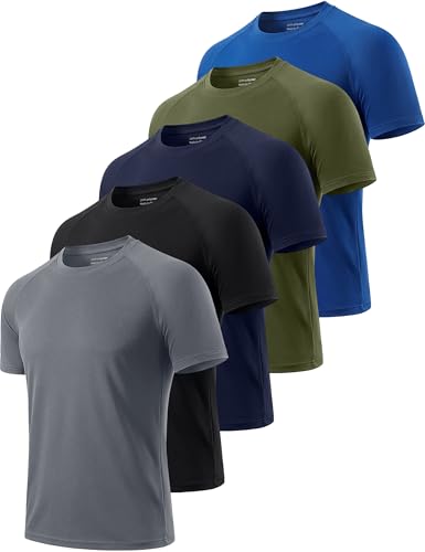 Cimic 5 Pack T Shirt Sport Homme Tee Shirt Homme Tshirt...