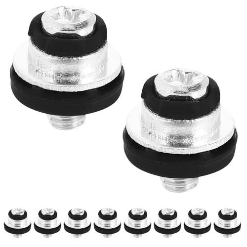 ULDIGI 10pcs Black Mini Hard Disk Drive Screws M3 X 8mm Shock Absorption Computer Screw Kit for Mini PC Hardware Mounting