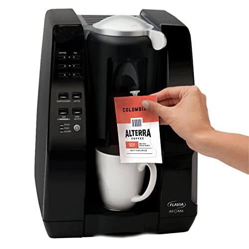 Image of Flavia Small Coffee Brewer : Single Serve, 14.4 inch x 10.5 inch x 11.6 inch, Less counter space. More variety.