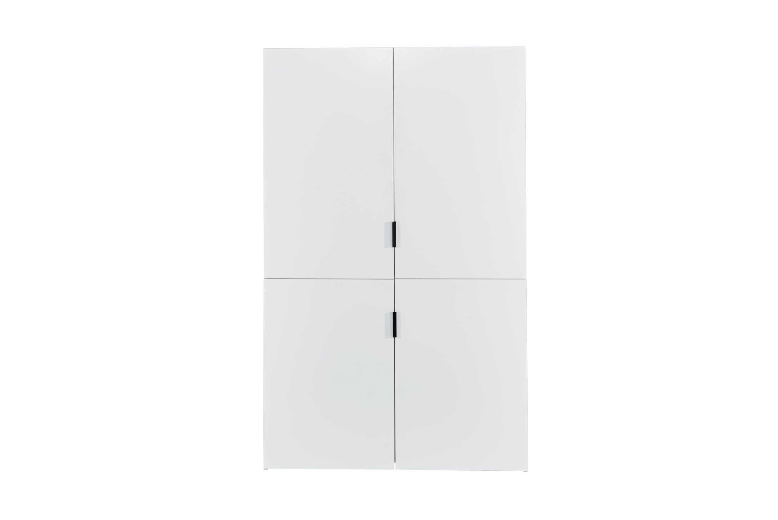 Miniküche >Heidelberg< Weiß, kompakt & funktional: Studentenküche 124x200x70 cm mit Kühlschrank-Nische, Schubladen, Türen, FSC-zertifiziert, Kabeldurchführung, 28 mm Arbeitsplatte – zerlegt geliefert