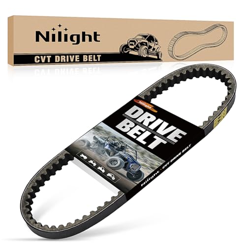 Nilight 842-20-30 CVT Drive Belt Fit for 4-Stroke GY6 125cc 150cc 152QMI 157QMJ Long-case Engine Belts for Roketa Taotao Vespa Jonway Baja Tank Go-Kart Scooter Moped ATV 1 Pack #842 20 30