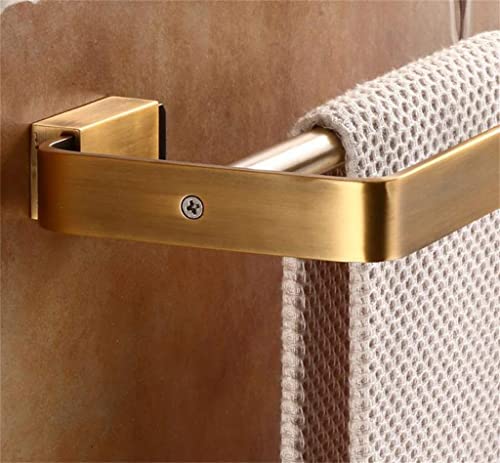 Estante de ducha en aluminio premium repisa de pared con toallero doble 60cm 3
