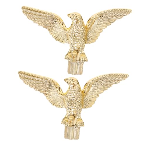 ibasenice 2pezzi Puntale Per Portabandiera Forma Di Aquila Per Parte Superiore Adatto Per Piazze Esterne e Conferenze Materiale Resistente Facile Da Installare