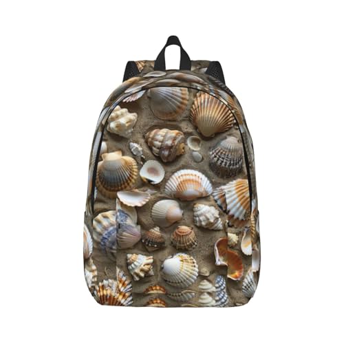 Mochila para laptop de mujer Seashells bolsa de enfermera y equipaje de mano para fin de semana