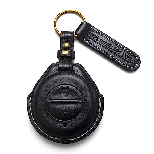 RoadMad Brand Key FOB Cover Compatible with Indian Roadmaster Chieftain Chief Dark Horse Springfield Genuine Leather Key fob case