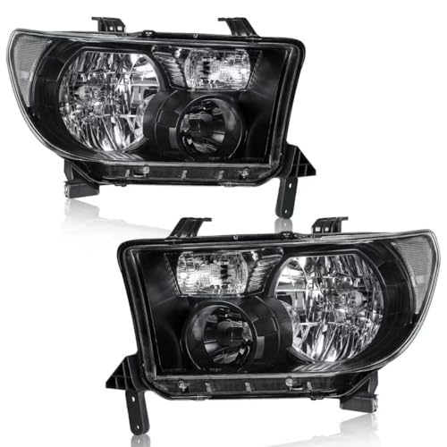 Fullux for 2007-2013 Toyota Tundra Headlights Assembly Compatible with 2008-2017