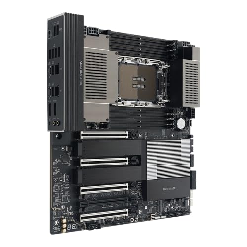 Image of ASUS Pro WS W890-SAGE Intel? W890 (LGA 4710-2) CEB Workstation Motherboard, PCIe 5.0 x16, M.2, SlimSAS, 10Gb+2.5Gb LAN, Ready for IPMI Expansion Card, 12+(2+2)+1+2 Stages, USB4?, USB 20Gbps Type-C