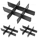 SUKABU 48-22-8473 Packout Dividers For Packout 3-Drawer Drawer Tool Box （ Pack of 3，Black）