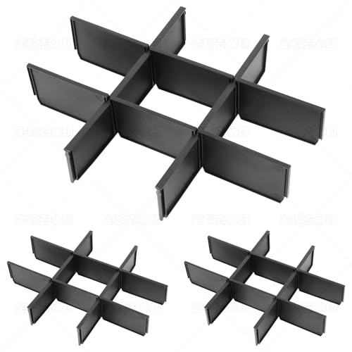 SUKABU 48-22-8473 Packout Dividers For Packout 3-Drawer Drawer Tool Box （ Pack of 3，Black）
