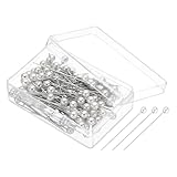 Photo Gallery patikil spille da cucito, 600 pz 1.5 pollici spilla dritta con testa a palla perlata in plastica per tessuto, decorazioni, gioielli fai da te, progetti di cucito, bianco Photo Gallery patikil spille da cucito, 600 pz 1.5 pollici spilla dritta con testa a palla perlata in plastica per tessuto, decorazioni, gioielli fai da te, progetti di cucito, bianco