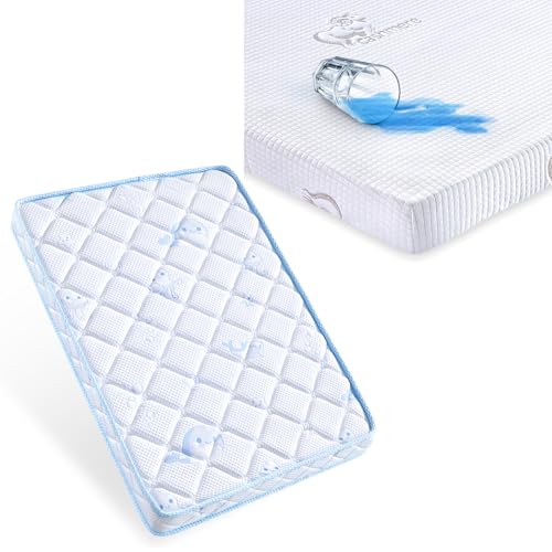 Image of Ceekliybear Pack and Play Mattress + Waterproof Mattress Fitted Sheets