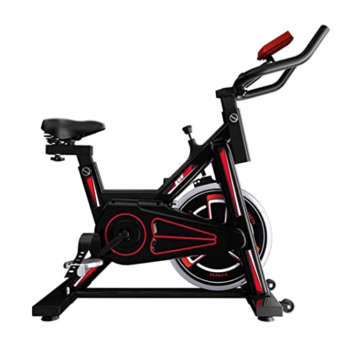 Image of Stationary Exercise Bike Indoor Cycling Bike for Cardio Workout with Comfortable Seat Cushion LCD Monitor for Home Training Bike Super Mute
