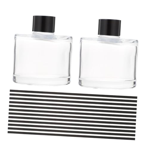 Botellas aromaterapia vidrio 50ml set difusor hogar miniatura 1