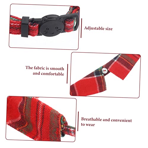 Collar para gato ajustable antienganche Parliky con cascabel para evitar pérdidas 8
