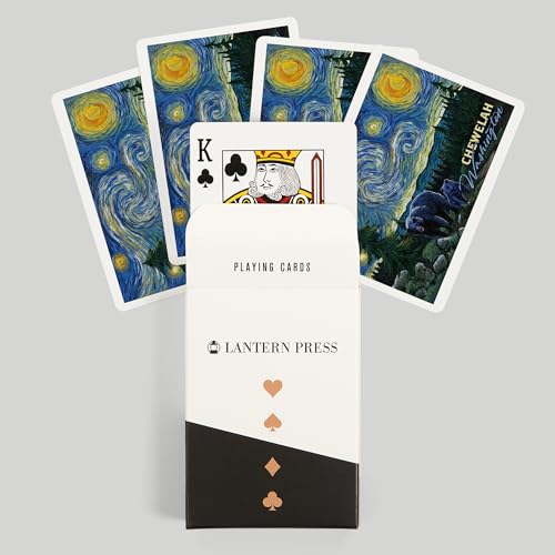 Lantern Press Chewelah Washington Baraja de 52 cartas póker miniatura 6