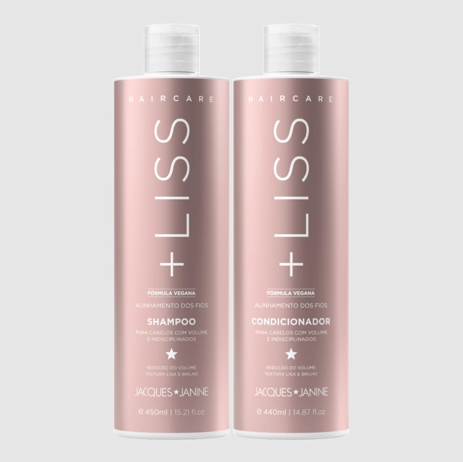 Kit Jacques Janine Liss Shampoo 450ml Condicionador 440ml