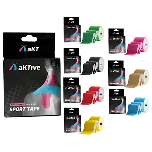 Bandagem Elástica Adesiva Aktive Sport Tape Taping (Bege)