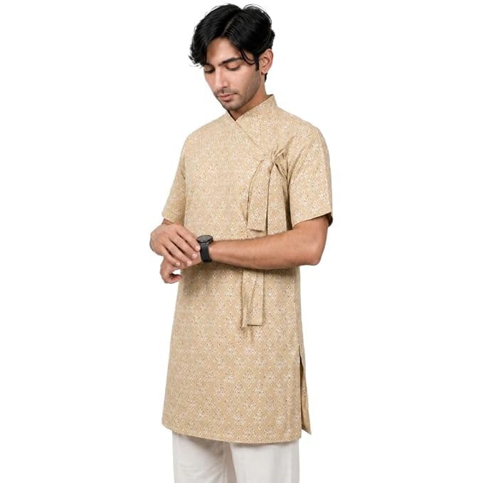 Men's Gen-Z Printed Bagalbandhi | Premium Cotton Traditional Ethnic Wear | Stylish Festive & Wedding Outfit-picture-36