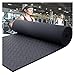 HANHJ Tappetino Fonoassorbente Tapis Roulant Attrezzature per Il Fitness Tappetino Antirumore Antiurto Tappetino Antiscivolo per La Protezione Pavimento Palestra Casa,Black-200 ×100×1 cm