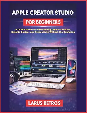 Apple Creator Studio for Beginners: A Guide to Video Editing, Music Creation, Graphic Design, and Productivity