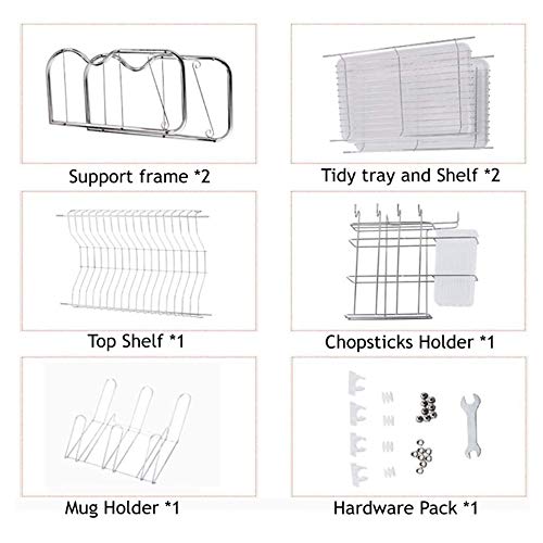 Willonin Scolapiatti in Acciaio Inossidabile a 3